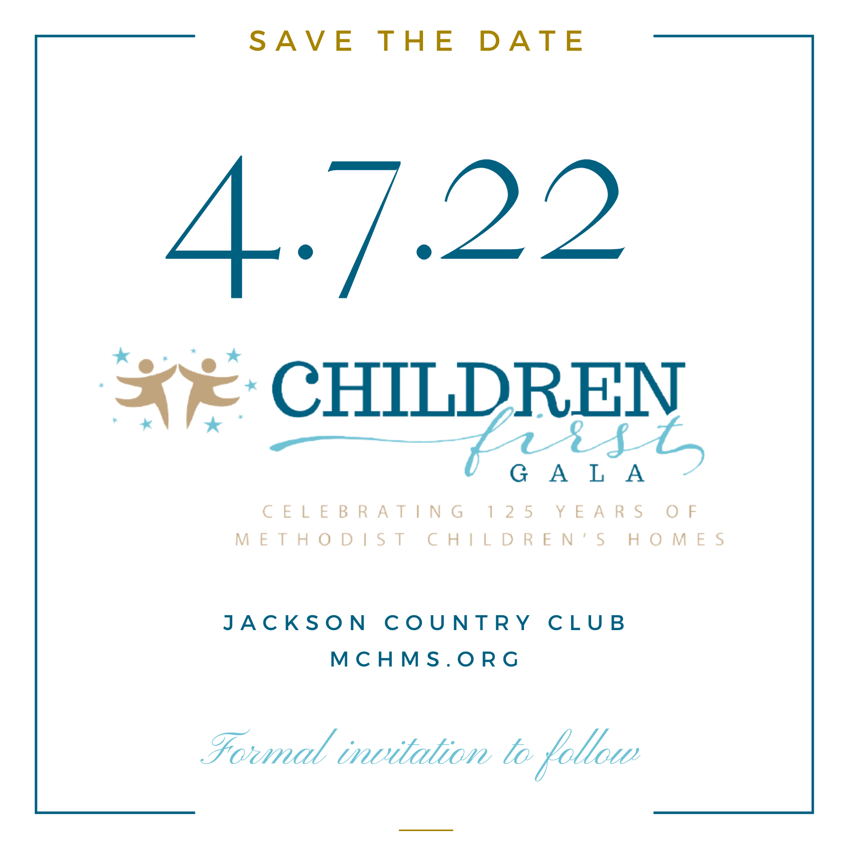 Children First Gala Save the Date